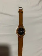 Reloj de pulsera informal de cuero para mujer, de cuarzo, con cielo estrellado, femenino