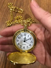 Pocket-Watch Necklace Silver Retro Pendant Chain-Free Fashion with Exquisite
