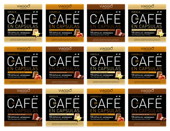

VIAGGIO ESPRESSO-120 Coffee Capsule compatible Nespresso Machines (FLAVORED SELECTION)