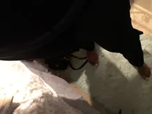 Pantalones de malla con volantes para mujer, pantalón de pierna ancha transparente, para playa y vacaciones