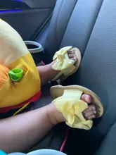 Sandalias para bebé con nudo de lazo para niñas, zapatos de princesa infantiles antideslizantes de suela blanda para primeros pasos, verano, 2020