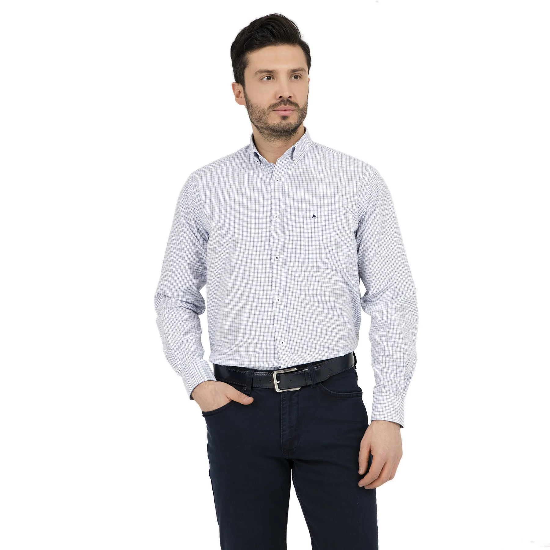 ABBATE Мужская рубашка с длинным рукавом 1GM91UK1234R 563