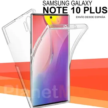 

Compatible con Samsung Galaxy Note 10 Plus Funda doble cara 360 grados completa delantera + trasera carcasa integral antigolpes