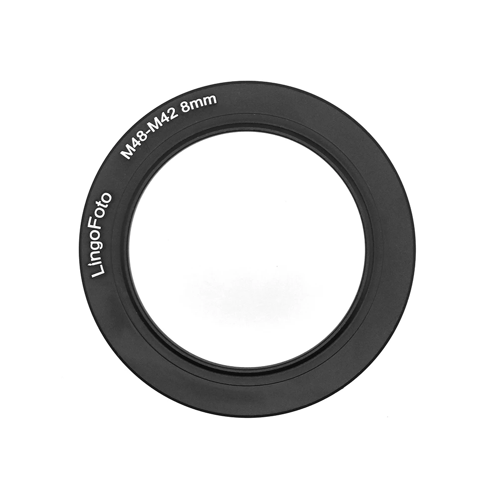 Lens Adapter Ring M48 (F)-M42 (M) Telescope Adapter Ring M48x0.75 to M42x0.75 Female to Male thickness 5mm / 6mm / 7mm 8mm