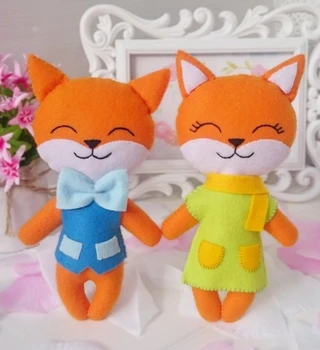 

Set for sewing textile doll TUTTI 03-15 "Fox and Фокси"