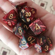 Mixed Dice Board-Game-Accessories Games Dnd-Board Polyhedral-Color 7pcs/Set for RPG