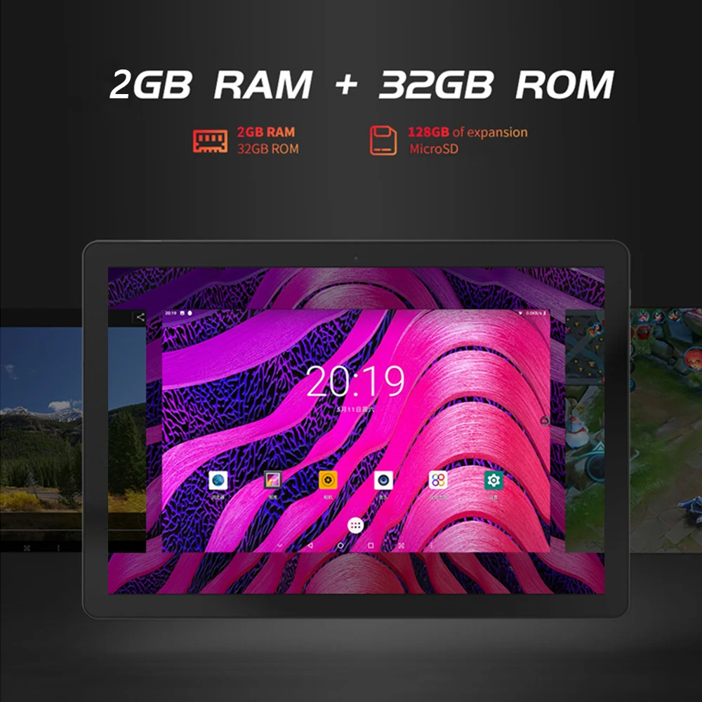10 дюймовый планшет ZONKO 3G на Android с функцией телефонных звонков Wi Fi GPS Netflix Youtube HD веб