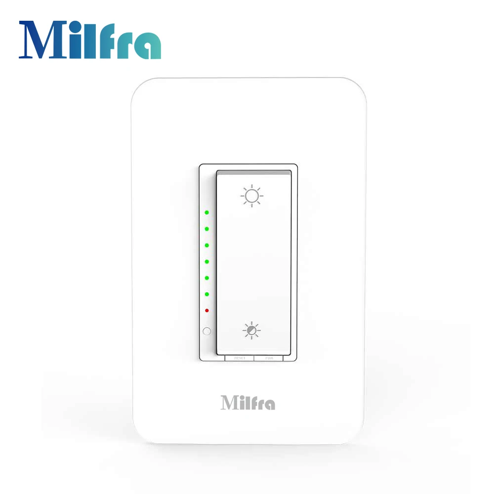 

KS-7012 US 120 Style Smart Wall Dimmer Switch Remote ControlDimming Switch works with Amazon Alexa Google Assistant