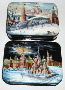 

Casket lacquer kinds of Moscow in the range of 13x10x3 cm. (1 casket)