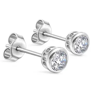 

Earrings pouches Sunduk round silver