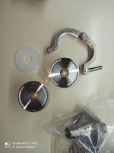 Clamp-Cover Ferrule-Adapter Pipe-Fitting Thread Stainless-Steel Sillicon-Gasket SS304