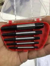 Extractor de tornillos, juego de guías de broca, Extractor de perno dañado, velocidad de eliminación, juego fácil, 5 uds.