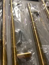 KAK Zinc Alloy Pearl Gold Cabinet Knobs Kitchen Door Handles Drawer Cupboard Door Handle