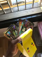 Juego de cartas de Pokémon francés GX V MAX VMAX, cartas brillantes, juego de batalla