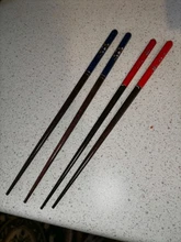 Wooden Chopsticks Cherry Tableware Long Vanzlife No-Slip Pointed Creative