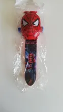 Reloj de dibujos animados de Disney para niños, 17 estilos, proyección 3D, superhéroes de dibujos animados, Spider-man, Iron Man, relojes digitales, juguete para niños