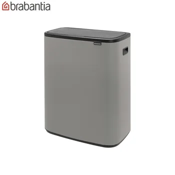 

Бак мусорный Brabantia "Touch Bin Bo" 2х30л, минерально-серый, 221460