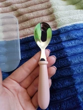 Gadgets para bebé juego de vajilla para niños, utensilios de acero inoxidable para niños, vajilla para niños, cubertería de dibujos animados, cuchara de alimentación para alimentos infantiles, tenedor