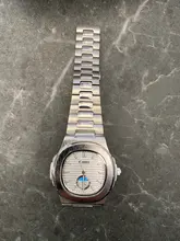 Relojes de lujo modernos con estilo para hombre, reloj de pulsera de acero inoxidable 316L con movimiento de cuarzo de alta calidad y fecha automática