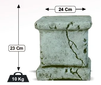 

Pedestal concrete Column-stone for garden or outdoor 24x23cm.