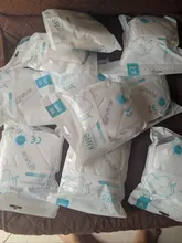 Mascarilla facial ffp2 KN95 con filtro, máscara antipolvo con ventilación, 100 Uds.