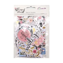 Креативный путь 134 шт напечатанная бумага Diecuts формы Фольга Дизайн скрапбукинга журнал отделка декором Креативный путь 134 шт напечатанная бумага Diecuts формы Фольга Дизайн скрапбукинга журнал отделка декором