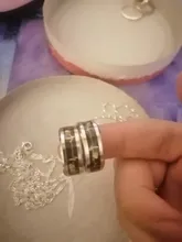 Anillo luminoso de acero inoxidable para hombre y mujer, joyería que brilla en la oscuridad