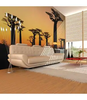 

Photo Mural-African trees baobab