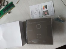 Wifi Wall-Light Touch-Switch Voice-Control Esooli 2-Gang Google Home Amazon Alexa Smart-Life/ewelink