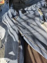 Hombre Vaqueros Hip Hop Negro Azul Cool Skinny vaqueros Slim Vaquero elástico pantalones de gran tamaño para hombre Casual jogging jean