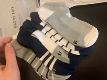 Calcetines deportivos unisex, de algodón a rayas, transpirables, Dla dzieci, 10 uds./5 pares