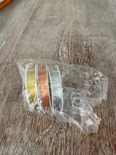 Colorfast-Cable de cobre para pulsera y collar DIY Beading, joyería de alambre dorado, plateado o rosa, 0,2 a 1 mm, fabricación de manualidades