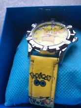 Reloj de silicona de Pokémon Pikachu Go para niños, pulsera de cuarzo de dibujos animados, juguetes para regalo de cumpleaños