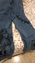 SHENGPALAE-pantalones vaqueros de pierna ancha para mujer, Jeans holgados informales con estampado de Hip-hop para verano, 2021