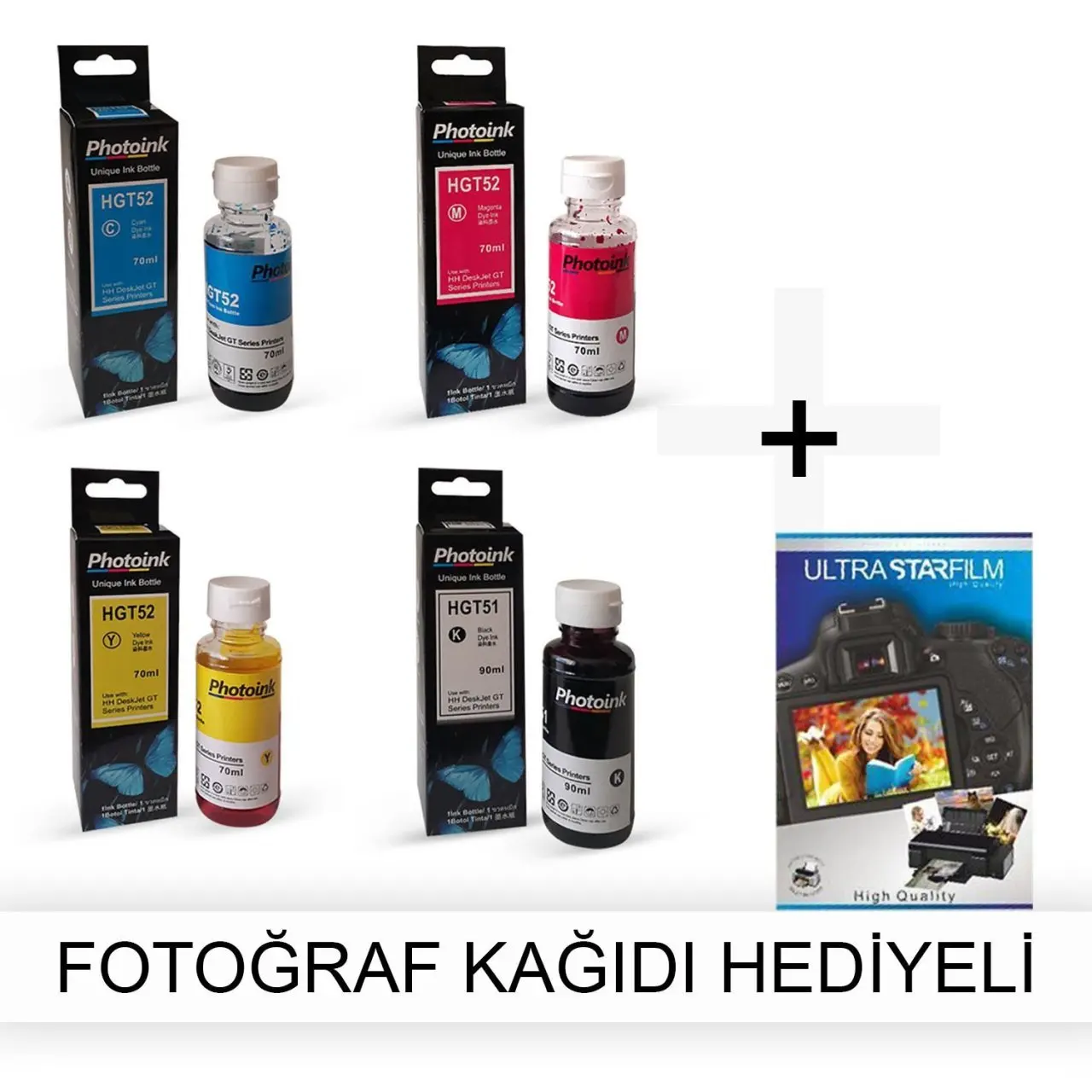 HP с чернилами Deskjet 3900 1 костюм Photoink чернила Фотобумага подарок|Фотобумага| |