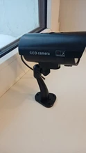 Cámara ficticia impermeable, lente de vigilancia CCTV falsa para exteriores e interiores, impermeable con luz LED color rojo parpadeante, envío gratis