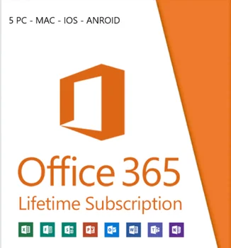 

Microsoft Office 365 Pro Plus 2019 Lıfetime Account 5 Device / 5 PC/1 TB OneDrive