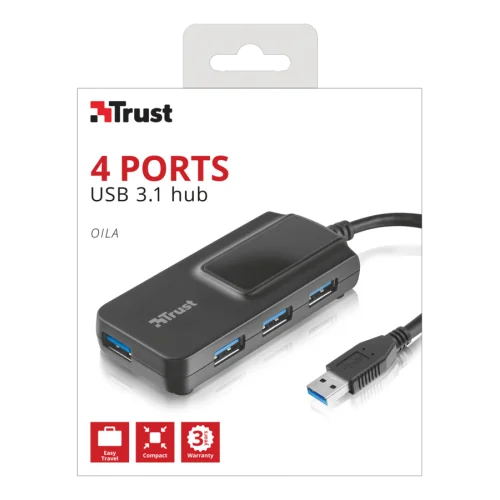 USB-хаб 21318 Trust Oila 4xUSB 3.1