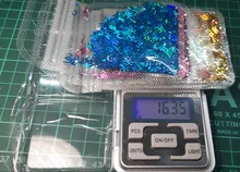 Letras holográficas de resina epoxi con purpurina gruesa, letras gruesas, lentejuelas mezcladas, alfabeto, 5 colores, 2g por