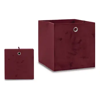 

Storage Box Gift Decor Maroon (30 x 30 x 30 cm)