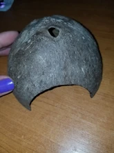 Reptil Hide Habitat, caparazón de coco Natural, lagarto, Araña, Animal PEQUEÑO, casa cueva