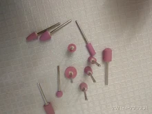 Taladro de cerámica para uñas, cabezales eléctricos de repuesto para manicura, pulido para manicura y pedicura, 12 Uds.