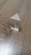 Prisma Triangular de 30x30x60mm, prismas de vidrio óptico BK7, enseñanza de física, espectro de luz refractado, arcoíris, para niños y estudiantes