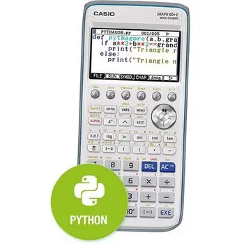 

Mode review graphing calculator CASIO GRAPH90 + E-Menu PYTHON