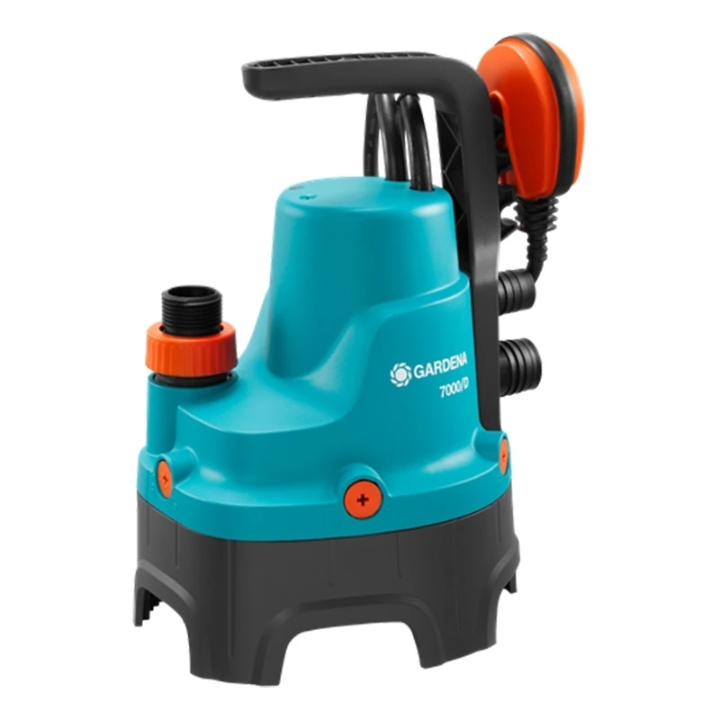 Насос погружной для грязной воды GARDENA 01665-20.000.00 (мощность 300 Вт, пропускная способность 7 м?/ч, глубина погружения 7 м,  защита от сухого хода, защита от перегрузок)