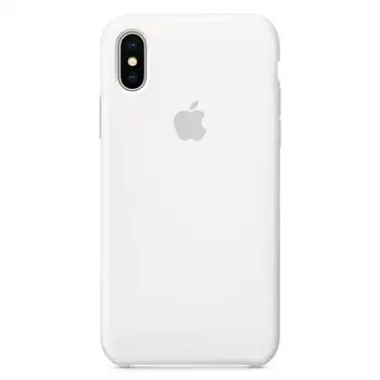 

White Silicone Case for iPhone X