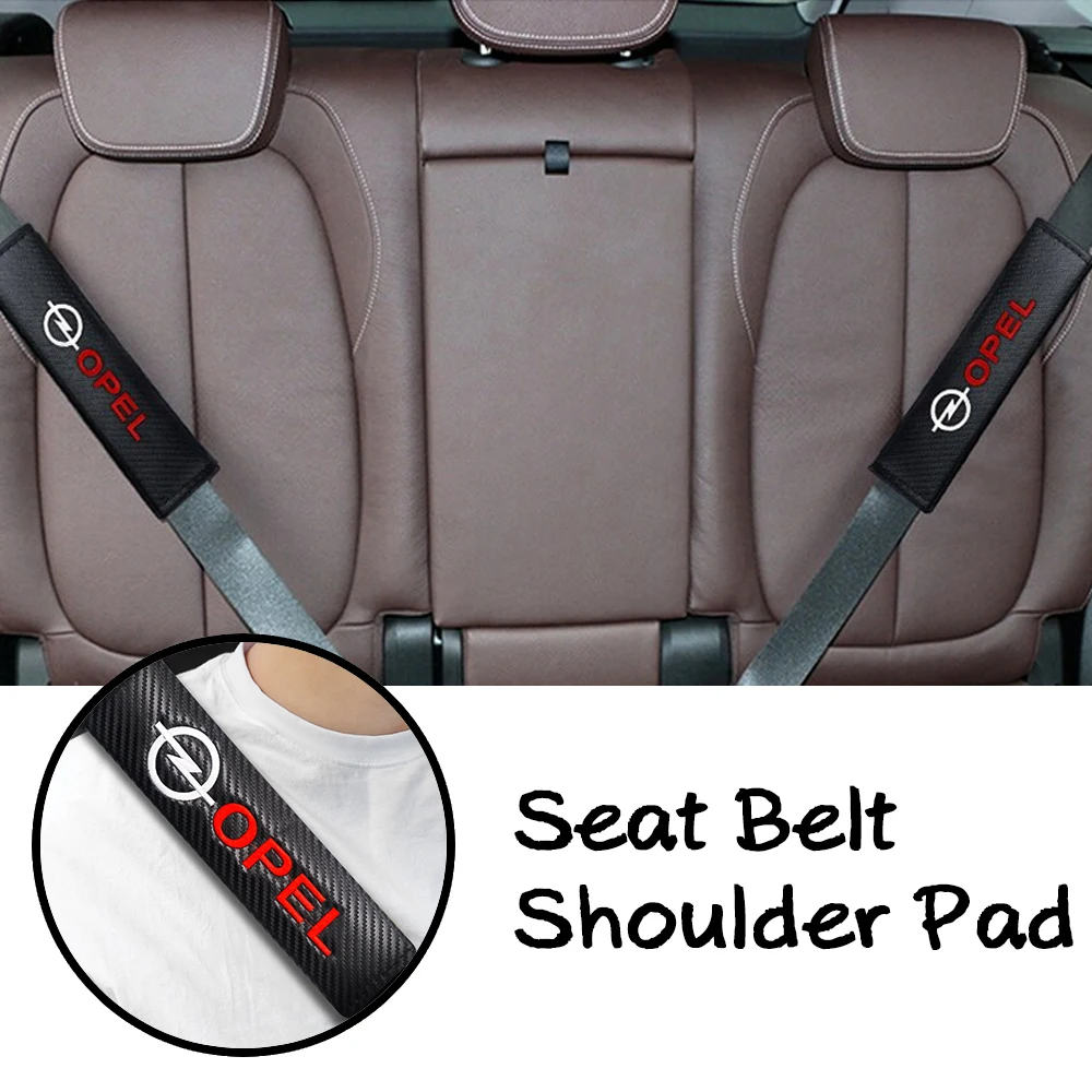Soft Car Seat Safety Belt Pads Seat Shoulder Embroidery Covers Seat For
