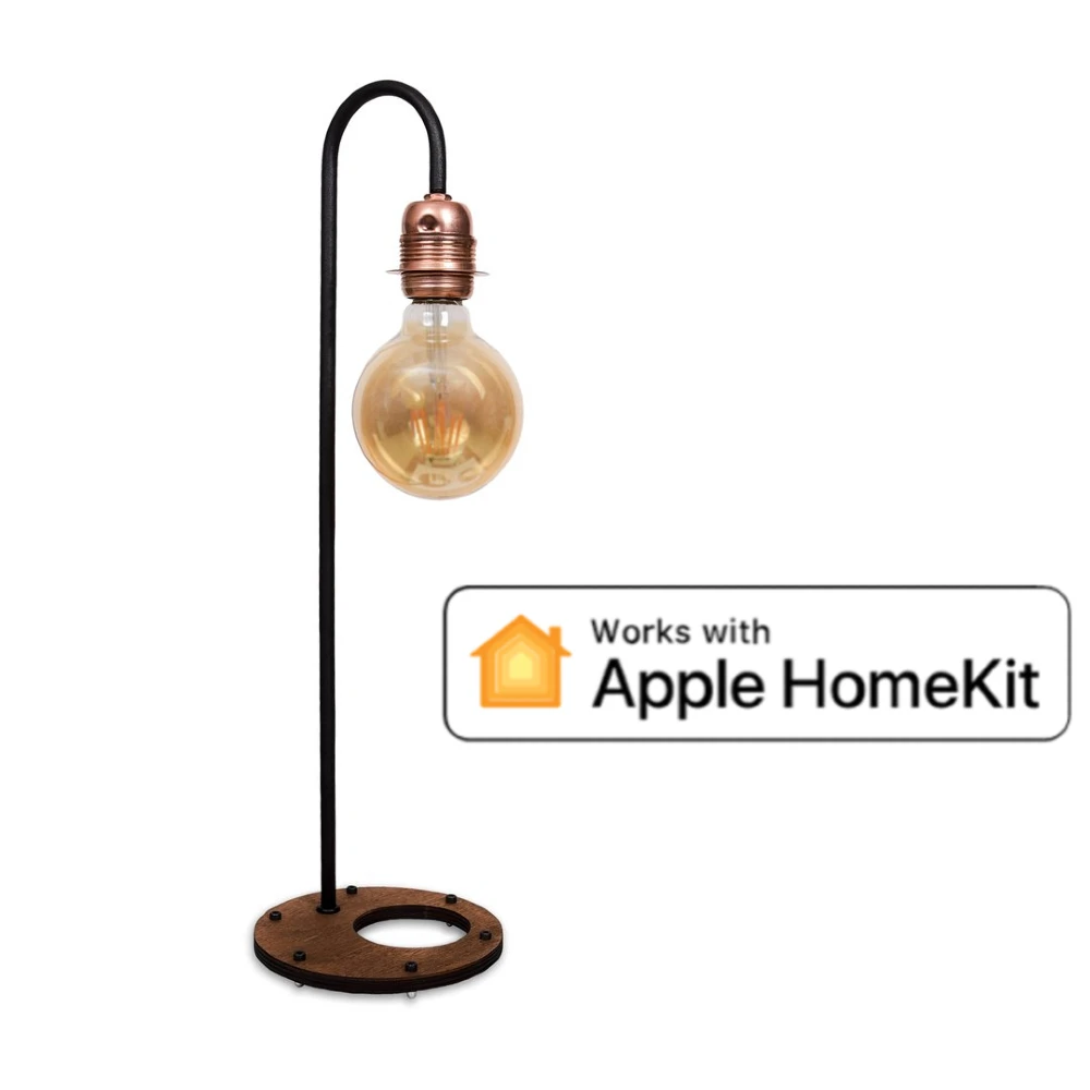 Рустикальная Настольная лампа с Apple HomeKit SMART + LED глобус форма Bluetooth E27 розетка