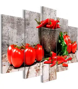 

Picture-vegetable network (5 Parts) Concrete Wide