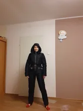 Tracksuits Tataria Women's Outwear One-Piece Winter Warm Parkas Hooded Thicken